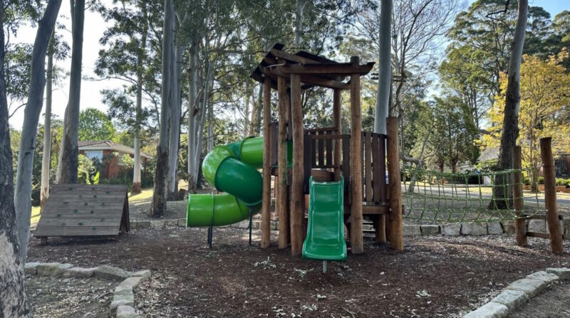 Lyndon Way Reserve Playground Beecroft Climbing Frame Slides