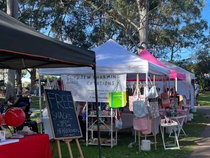 artisan stalls at DownTown Markets, Pennant Hills