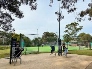 Beecroft Village Green Playground Adult Exercise Equipment