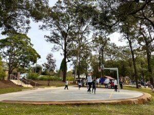 Beecroft Village Green Playground Basketball Half Court