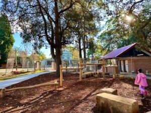 Beecroft Village Green Playground Toilets Wooden Steps